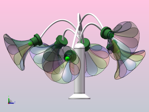 花形小夜灯左视缩略图