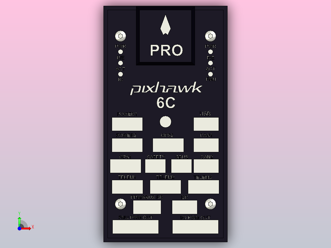 Pixhawk 6 c前视图