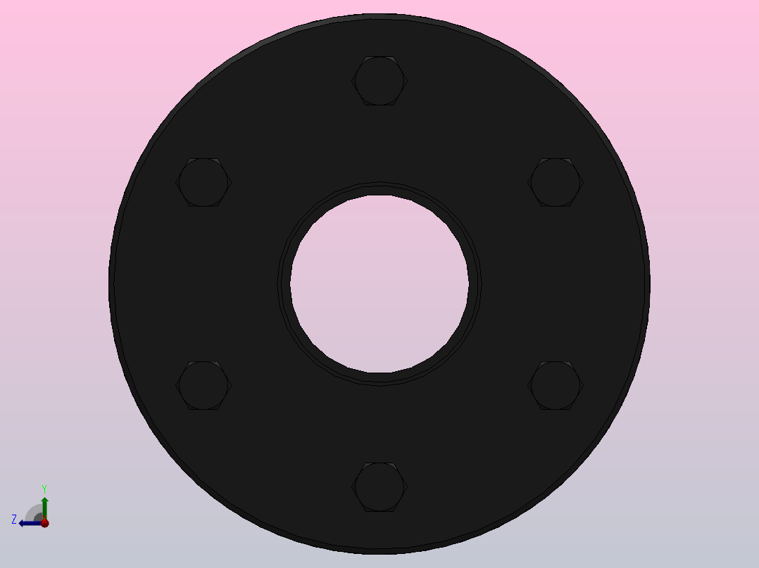 DJM-Y-P型锁紧盘式单型弹性膜片联轴器／SJM-Y-P型锁紧盘式双型弹性膜片联轴器_SJM-35-Y-P-490／Y-P-490-700后视图