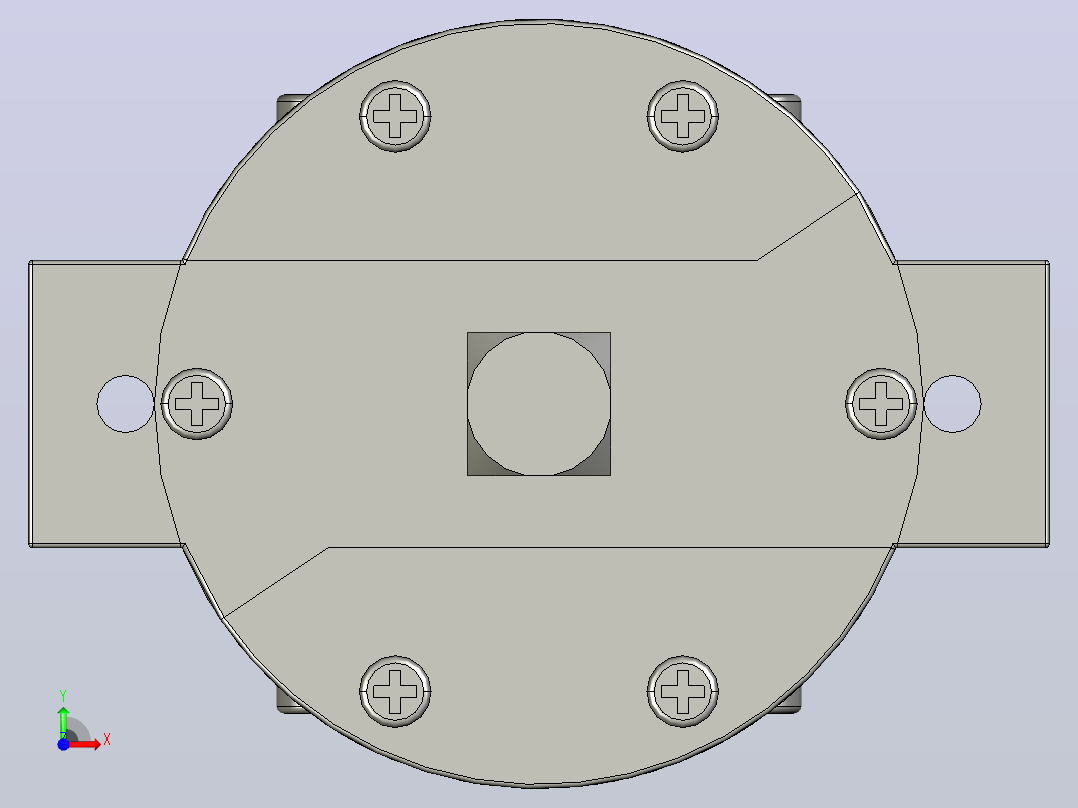 SM45S标准型管状电机[SM45S-30-15]前视图