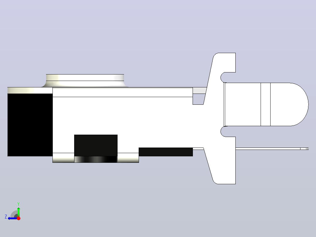 ALPS EC10编码器(鼠标编码器)右视图