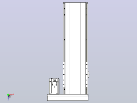 日规模组半封闭丝杆TPA-HNR-202D-2510C-L400-ML-C-P75-N3俯视缩略图