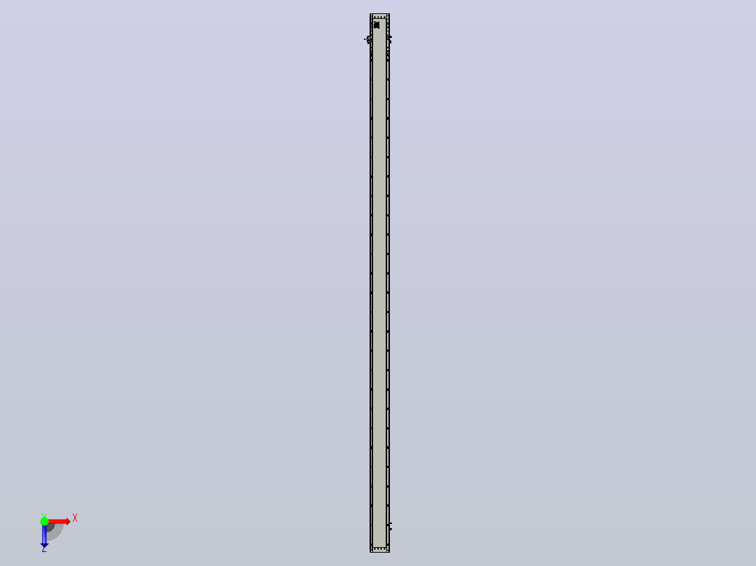 直驱直线电机轴TPA-LNP3-120-35C4-1-L3000-3-C-10-N3俯视图