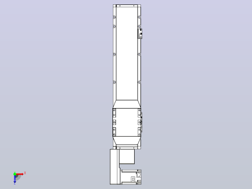 机器人皮带驱动直线轴TPA-GCB-150-P80-L450-QL-M75-N3俯视缩略图