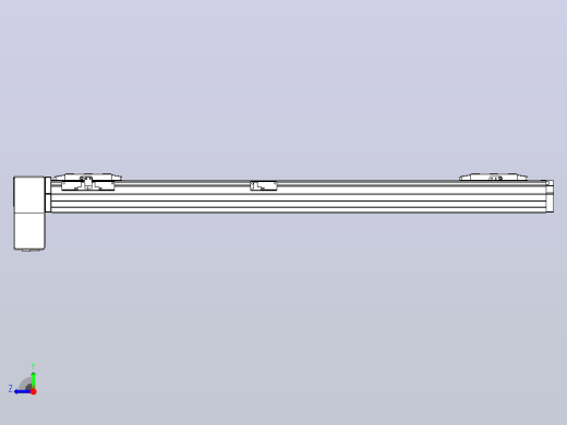 皮带直线轴双滑块型TPA-GCBS-80-P60-L325-RP-M20-N3右视缩略图