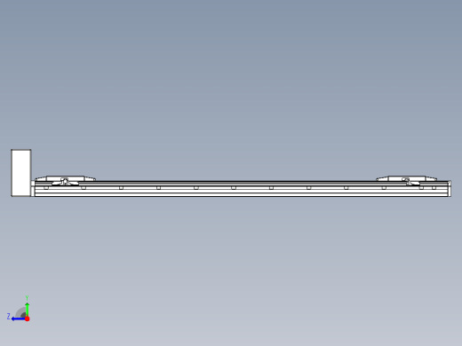 皮带直线轴双滑块型TPA-GCBS-150-P80-L550-RU-M75-N3右视缩略图