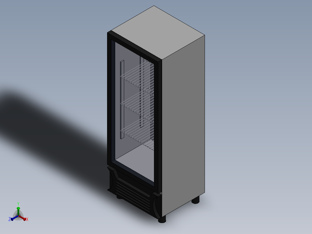 冰箱 RB270正等轴测图