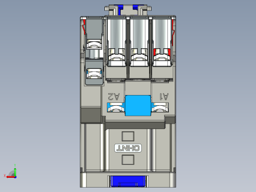 NXC-06～16交流接触器三维模型202204后视缩略图