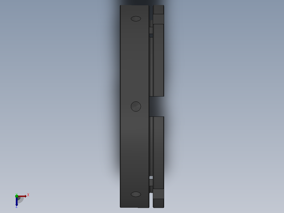 NKA开槽锁紧螺母[NKA M130×2.0]俯视图