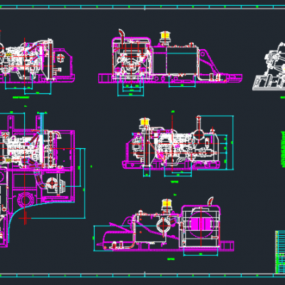 33吨履带式液压挖掘机全套图纸