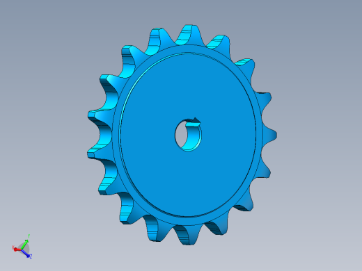 零件-链轮3D模型