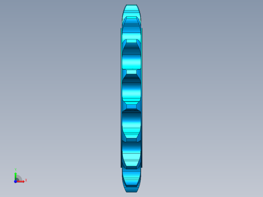 零件-链轮3D模型前视缩略图