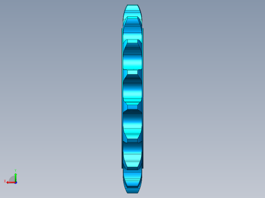零件-链轮3D模型后视缩略图