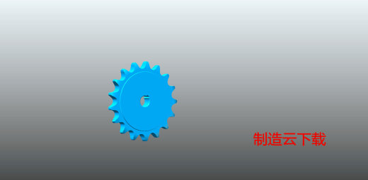 零件-链轮3D模型缩略图