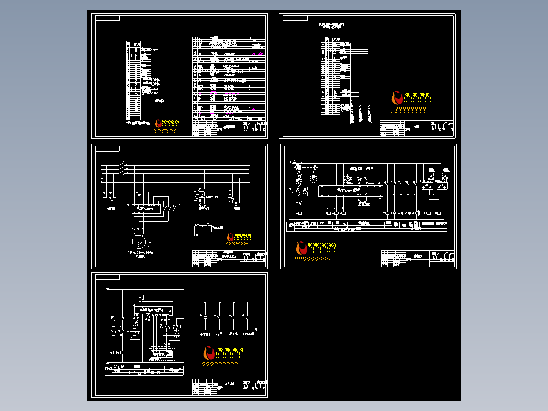 电动机软启动控制全套图