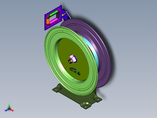 消火栓箱水管软管卷盘