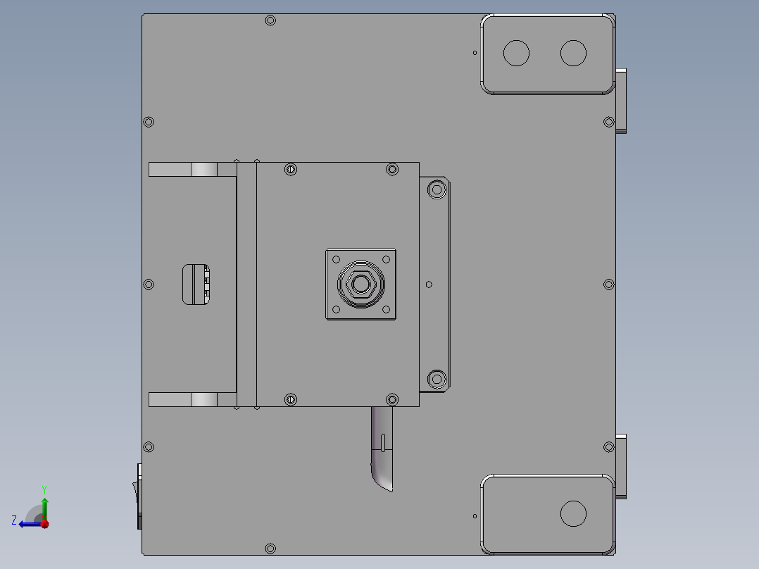 精巧热熔机右视图