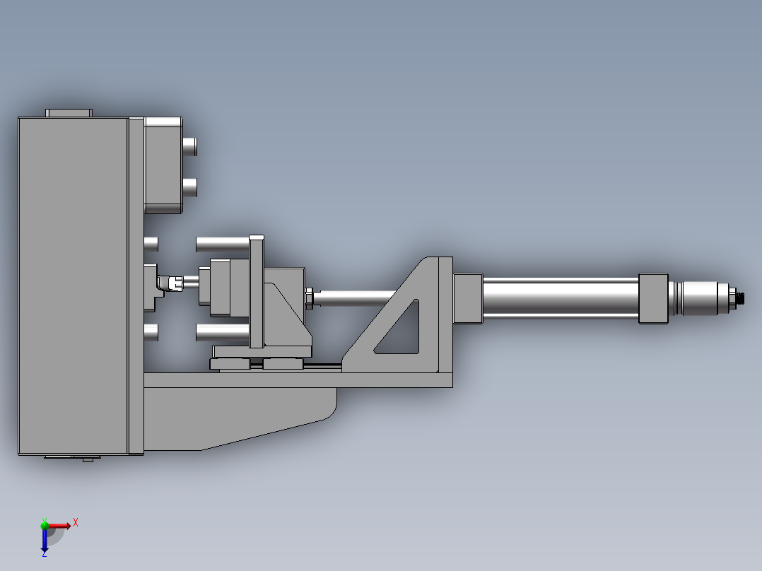 精巧热熔机俯视图