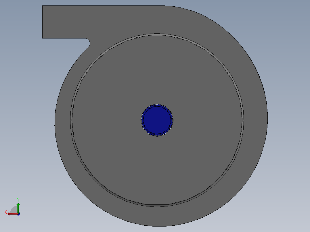冲击式水斗轮2后视图