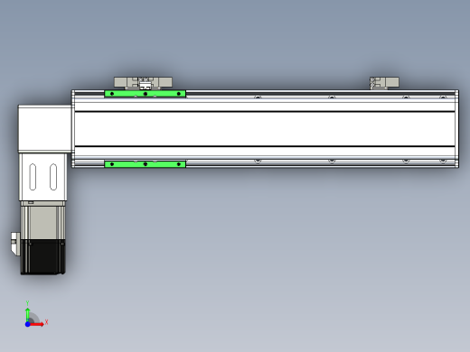 同步带滑台-半封闭B10-L90-S300-L-P40-D3前视缩略图