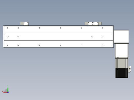 同步带滑台-半封闭B10-L90-S300-L-P40-D3后视缩略图
