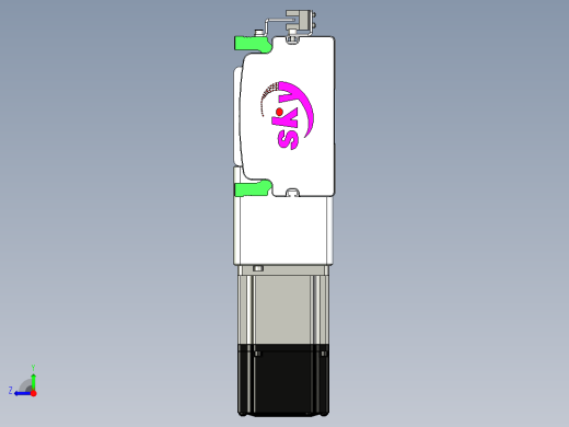同步带滑台-半封闭B10-L90-S300-L-P40-D3右视缩略图