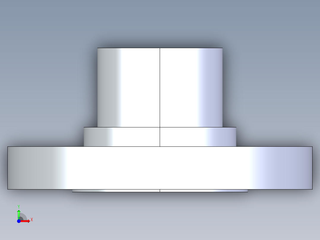 CPVC管件28-Sch80_Flange Vanstone_SPIG_9856-025_2.5in前视图