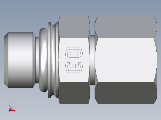 卡套式工业通用硬管接头EO_Swivel_connector_EGEO10LMCF前视缩略图