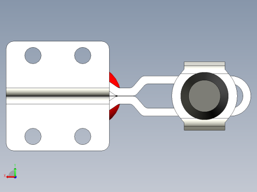 垂直式夾鉗SSP(J)-3D多系列多零件图纸模型后视缩略图