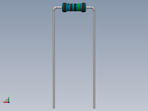 电容器 二极管 电阻器-Resistor 1.5K Ohm Blue后视缩略图