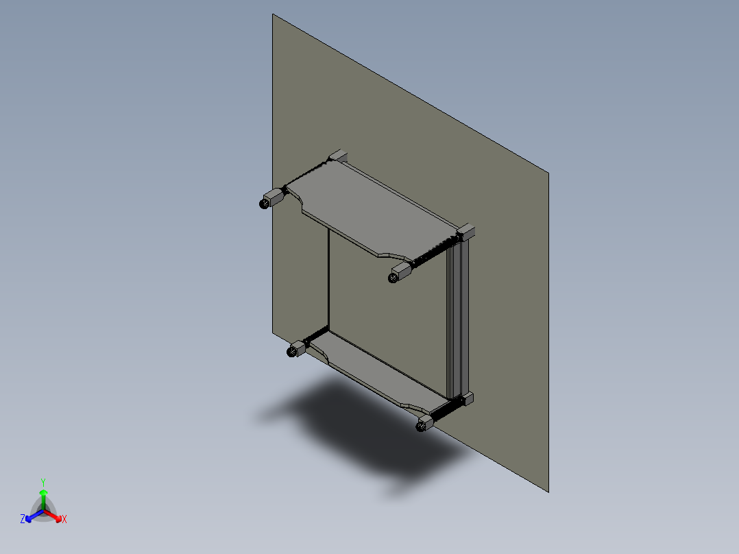 bed-mab-94-木制床主视图