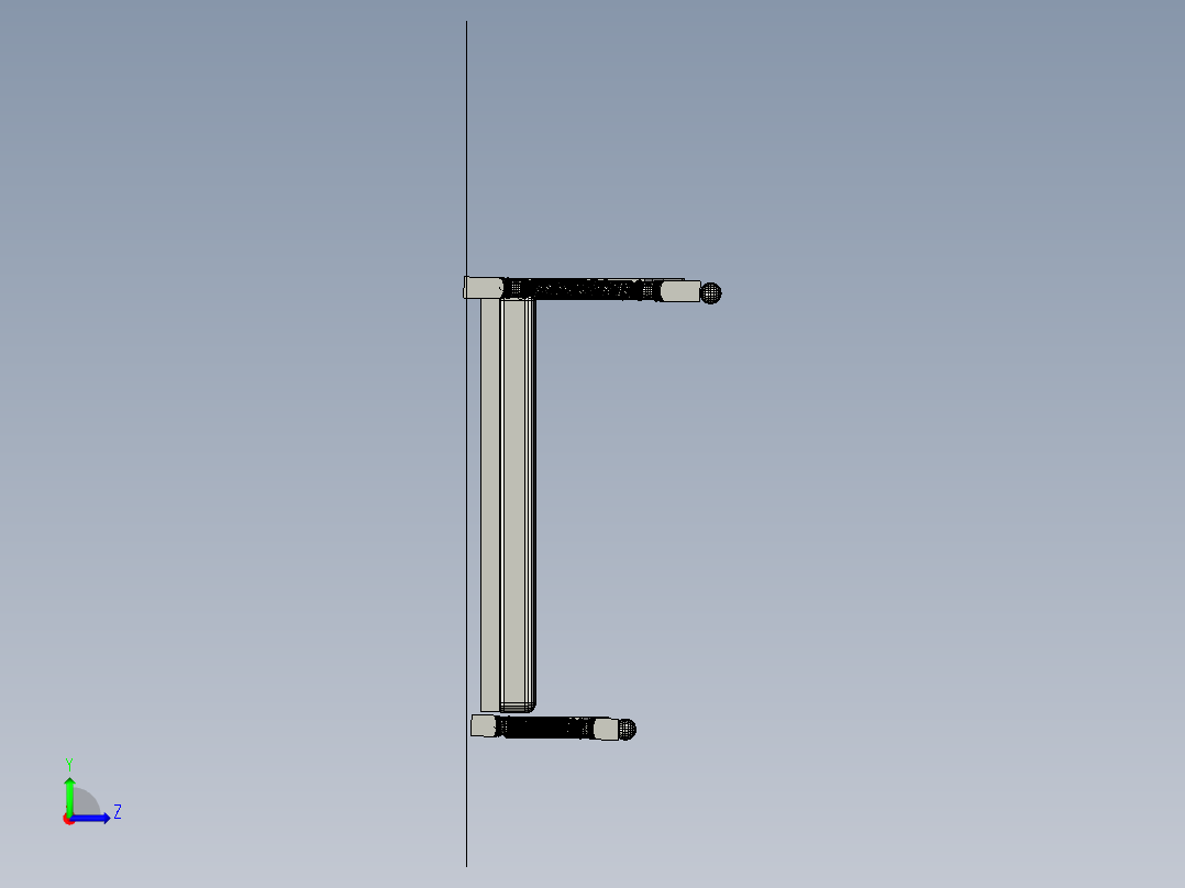 bed-mab-94-木制床左视图