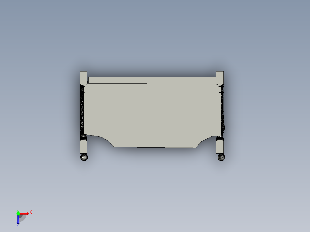 bed-mab-94-木制床俯视图