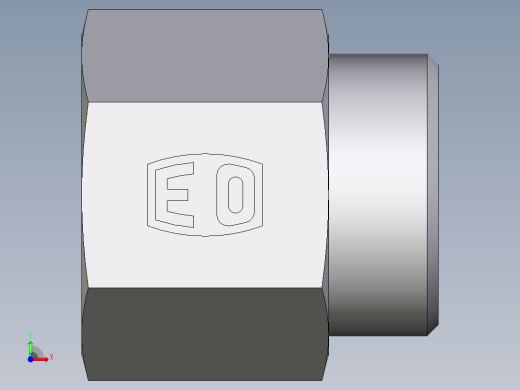 卡套式工业通用硬管接头EO_Swivel_connector_GAI28LRCFX前视缩略图