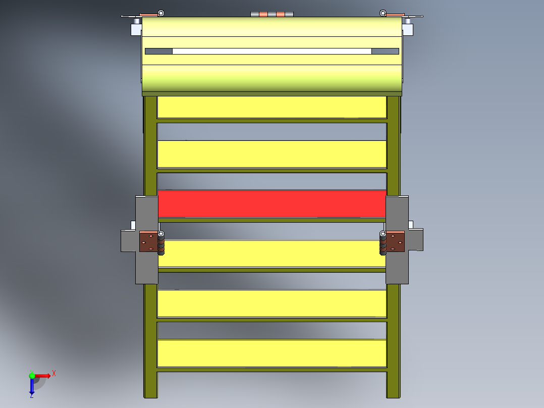 电工绝缘梯子俯视图