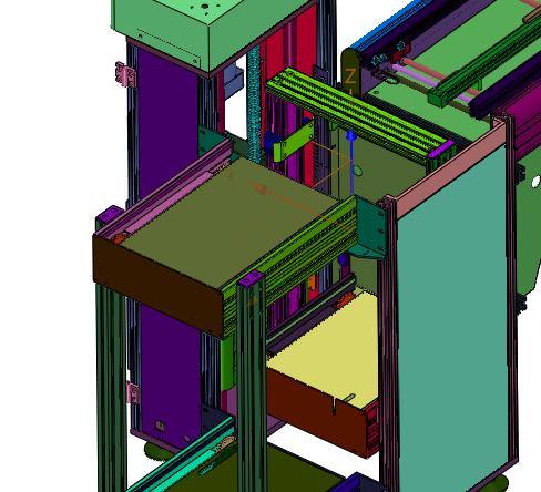 全自动顶入式PCB堆板机