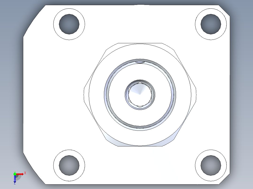 KOSMEKLHA0750-SL-Q35多系列多零件图纸模型俯视图
