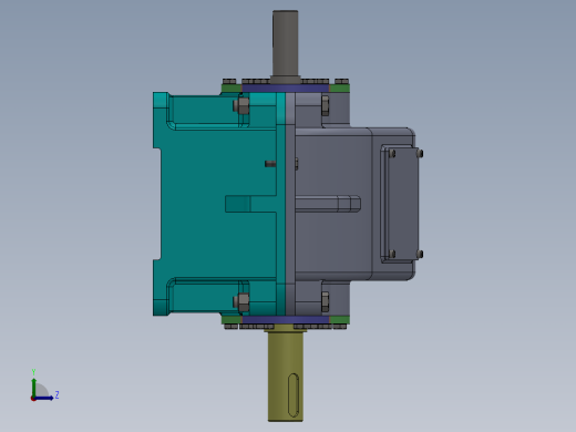 矿用提升机的设计-含三维SolidWorks左视缩略图