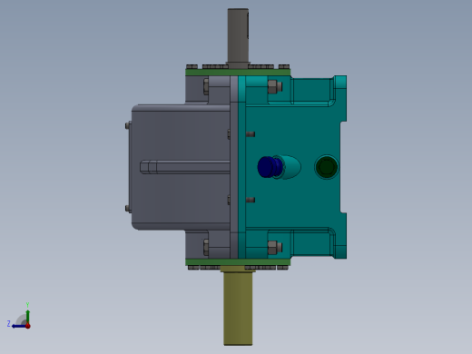 矿用提升机的设计-含三维SolidWorks右视缩略图