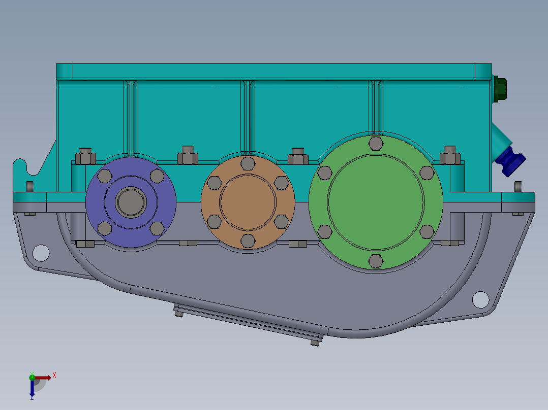 矿用提升机的设计-含三维SolidWorks俯视图