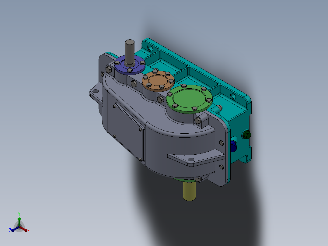 矿用提升机的设计-含三维SolidWorks正等轴测图