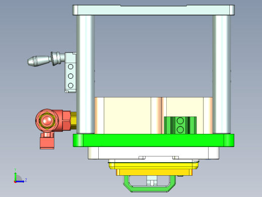 travel-c笔记本CNC工装夹具三维模型-cnc1-3-3左视缩略图