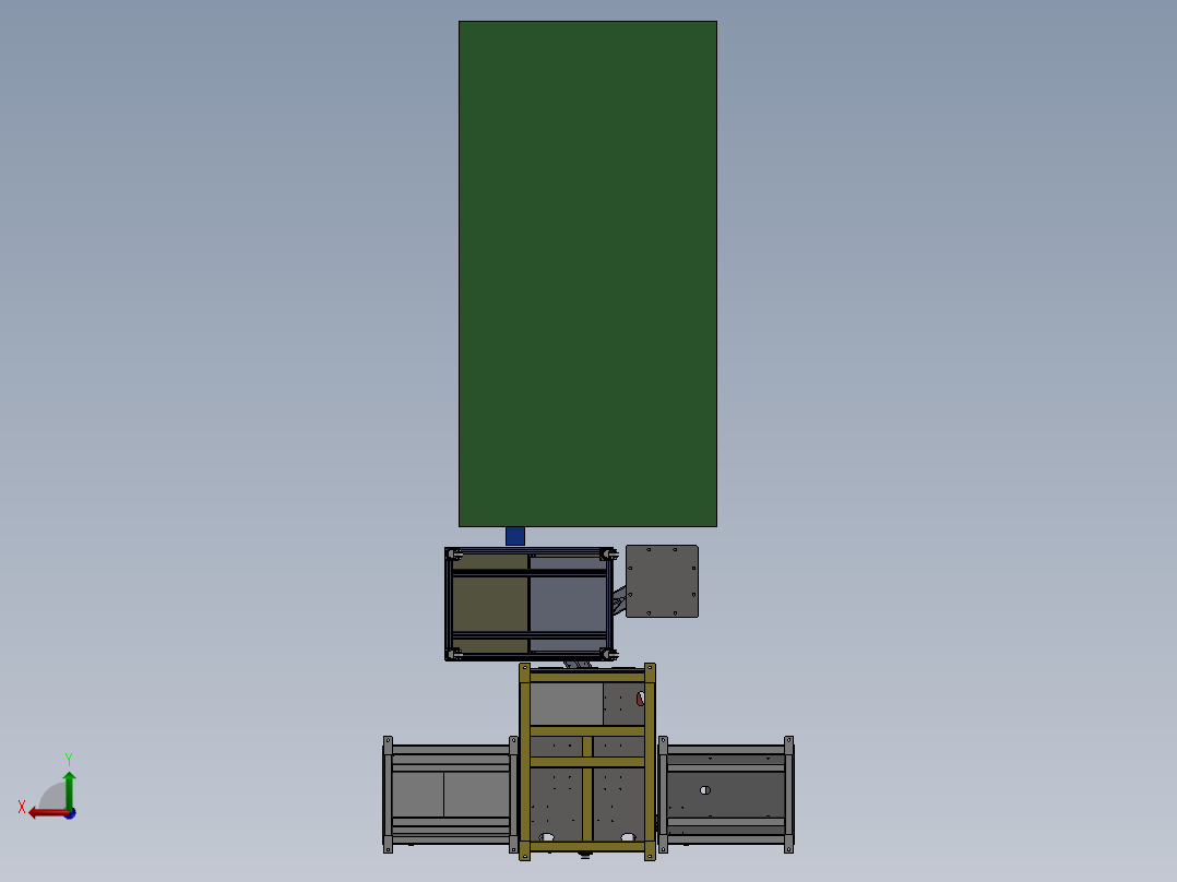 C519簧片自动上料（sw18可编辑+工程图+bom）后视图