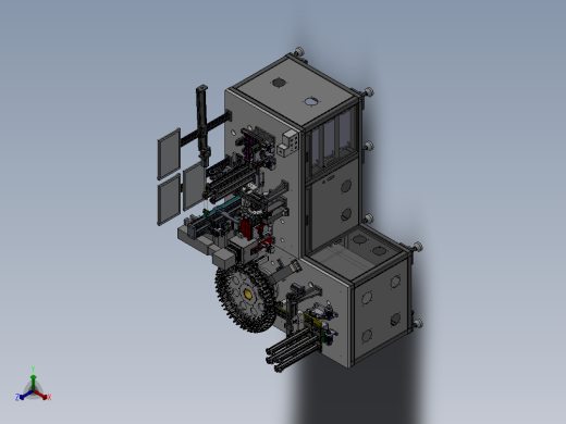 手机SIM卡检测打标机sw18可编辑正等轴测缩略图