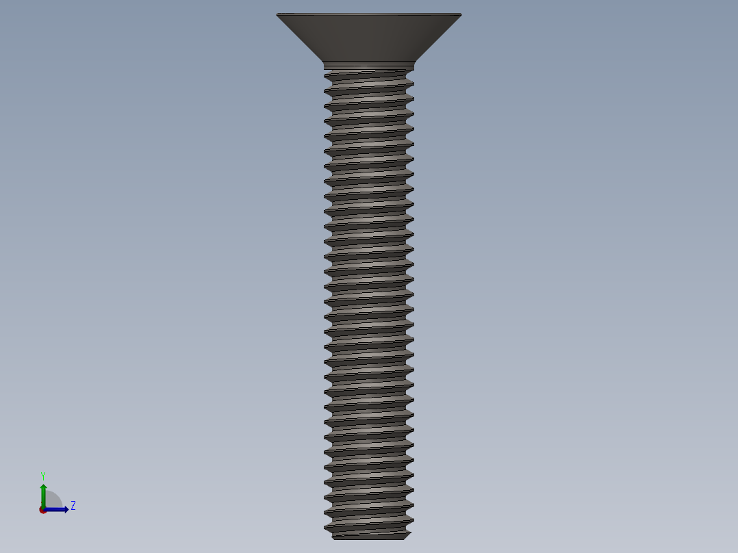 Screw_ISO_10642_M6x35_A2.SLDPRT左视图