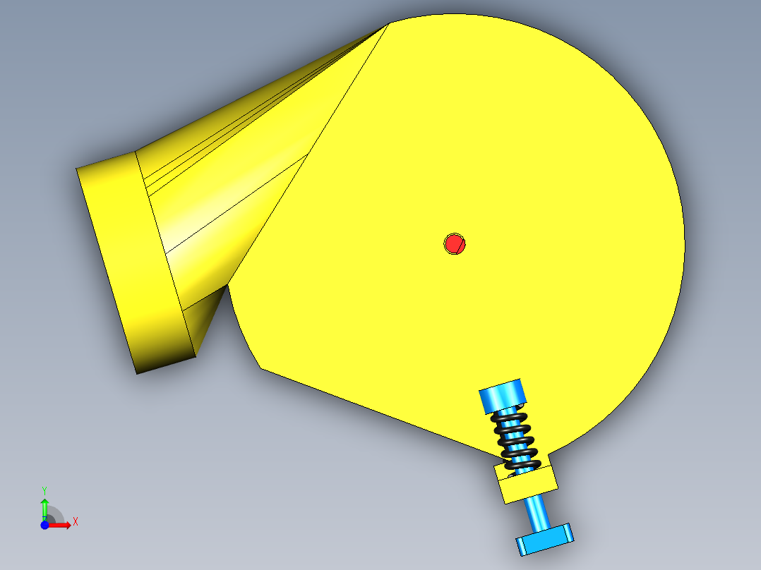 玫瑰花采摘器前视图