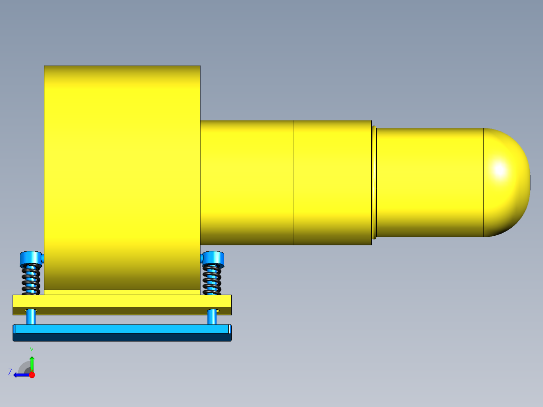 玫瑰花采摘器右视图