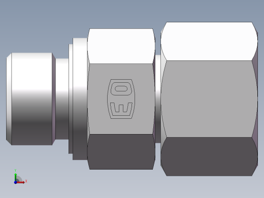 直通管螺纹组合接头、2DC-06-20WD前视缩略图