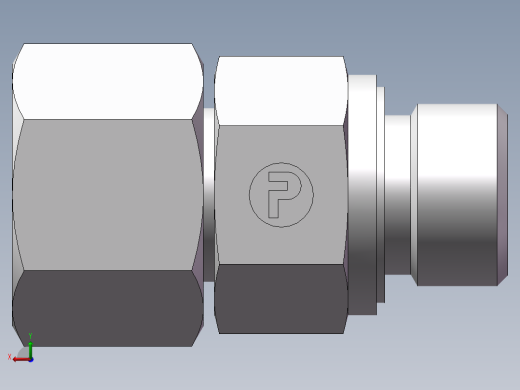 直通管螺纹组合接头、2DC-06-20WD后视缩略图