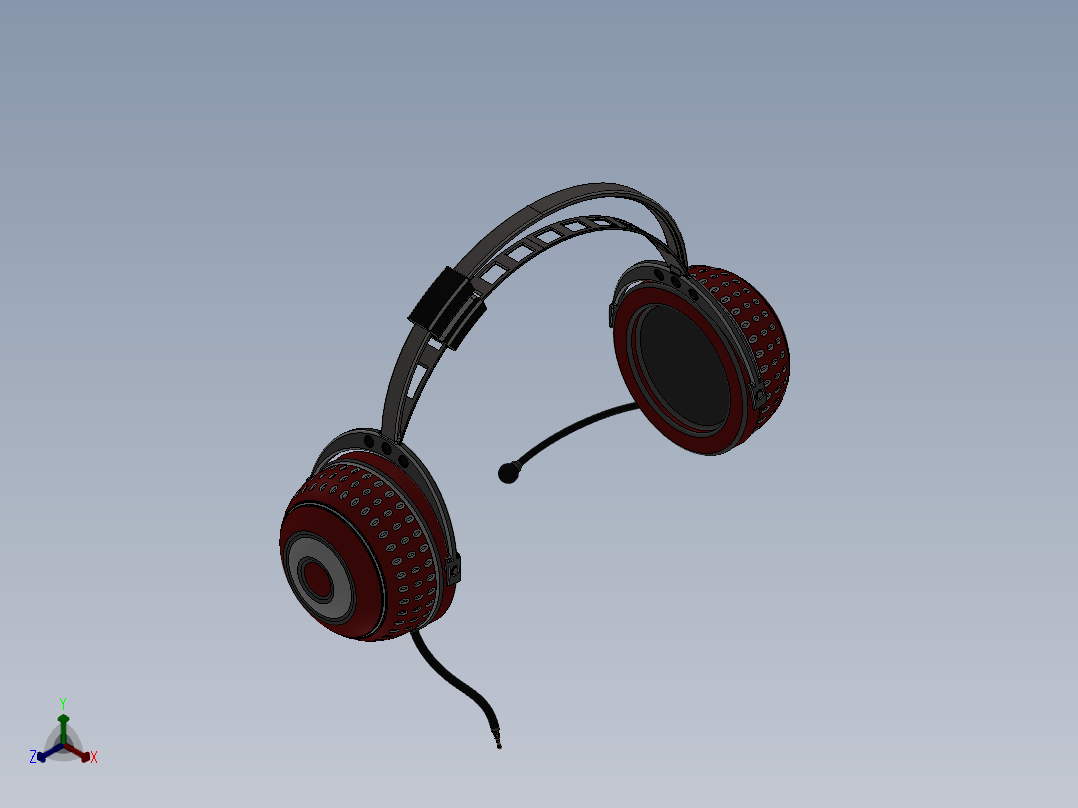 耳机(47)正等轴测图